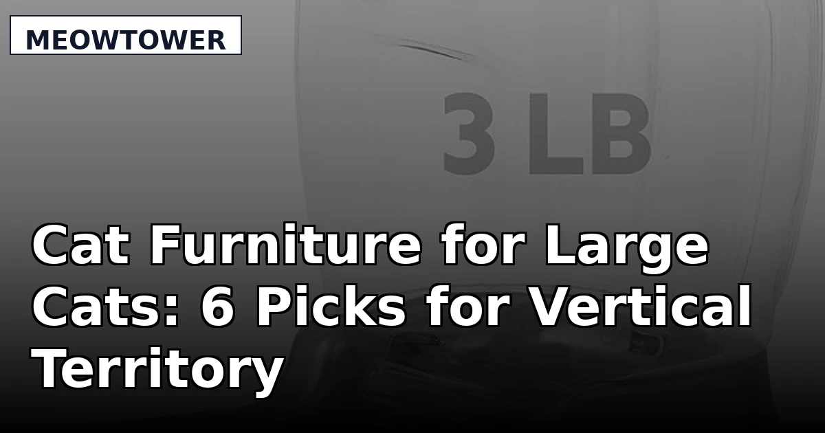 Cat Furniture for Large Cats: 6 Picks for Vertical Territory