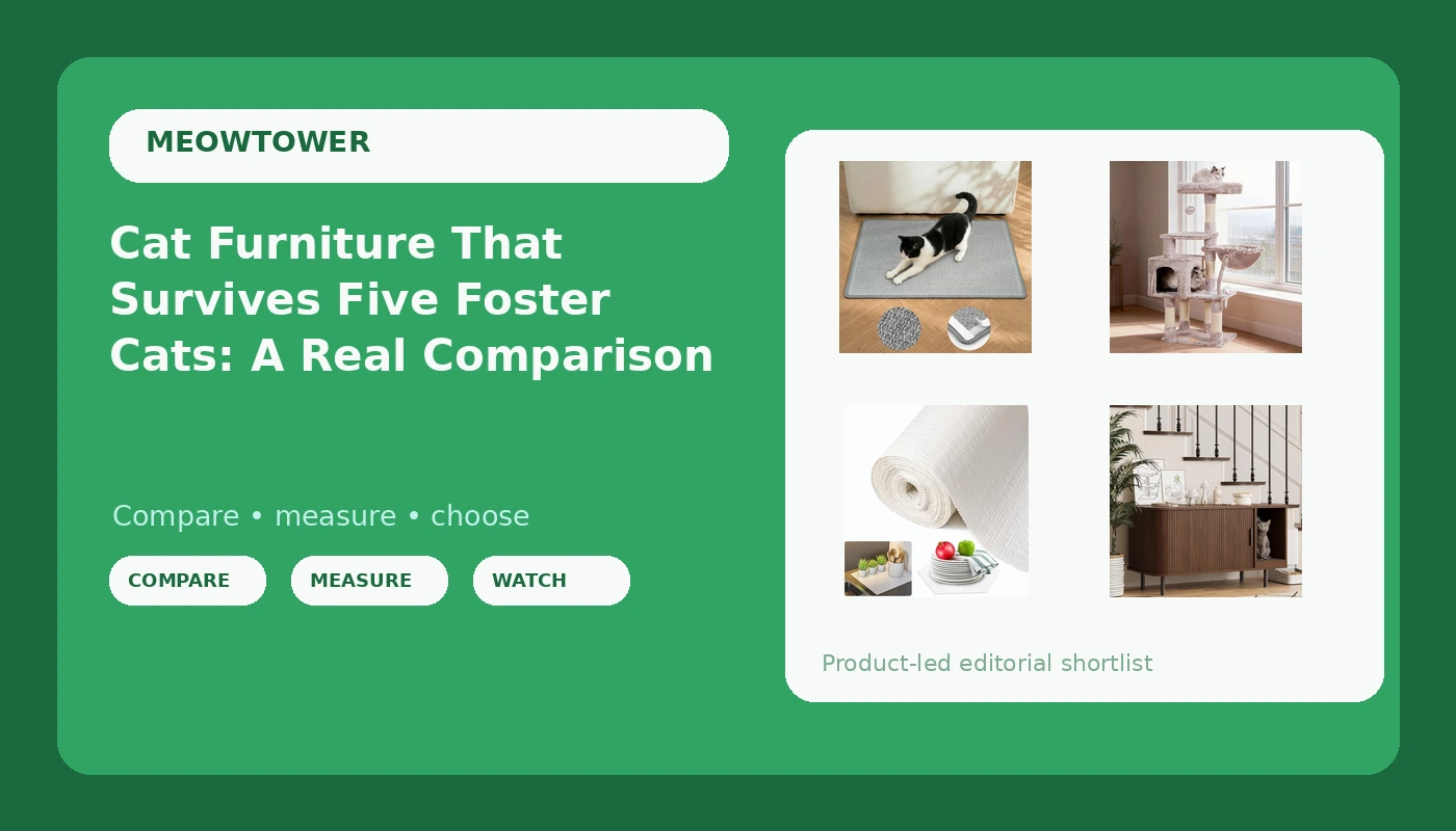 Cat Furniture That Survives Five Foster Cats: A Real Comparison