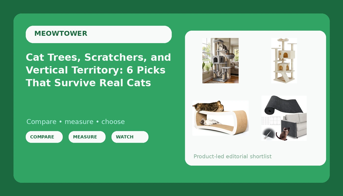 Cat Trees, Scratchers, and Vertical Territory: 6 Picks That Survive Real Cats